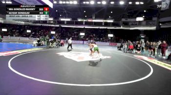 Girls 100 lbs Quarterfinal - Mia Gonzalez-Massey, Snohomish (Girls) vs Alyzah Gonzalez, Richland (Girls)