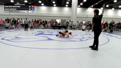 120 lbs Cons. Round 3 - Greyson Masters, GA vs Zack Hartley, VA
