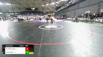 3A 170 lbs Quarterfinal - Benjamin Larson, Hermiston vs Micah Policarpio, Chief Sealth