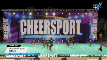 Victory! All Stars - Gems [2024 L1 Mini - Novice - Restrictions - D2 Day 1] 2024 CHEERSPORT Charlotte Classic