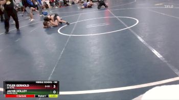 90 lbs Champ. Round 1 - Jacob Holley, Alpha Elite vs Tyler Gerhold, DC Elite