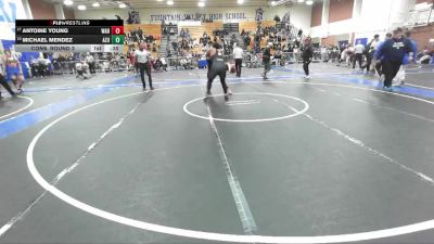 215 lbs Cons. Round 3 - Michael Mendez, Azusa vs Antoine Young, Warren