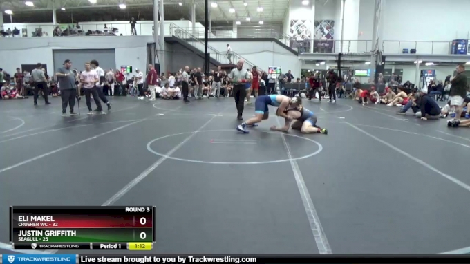 195 lbs Round 3 (6 Team) - Eli Makel, Crusher WC vs Justin Griffith ...