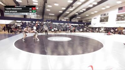 165 lbs Cons. Round 4 - Gabe Thomasson, Springfield College vs Nate Spuhler, Springfield College