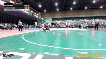 120 lbs Quarterfinal - Wyatt Wolf, Crass Trained vs Jackson Mills, Grindhouse
