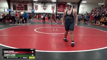 285 lbs Round 1 - Kaden Clark, Prairie City Monroe vs Isaac Davis, Notre Dame, Burlington