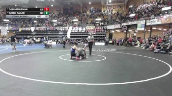 138 lbs Cons. Round 1 - Justin Failer, St. Marys HS vs Cole Gerleman, Allen Northern Heights HS