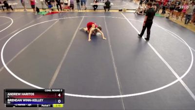 150 lbs Cons. Round 3 - Andrew Haritos, IL vs Brendan Winn-Kelley, ND