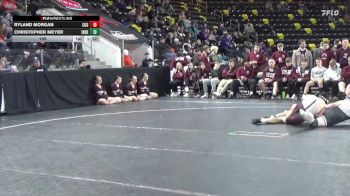 165 lbs Finals (1st & 3rd) - Christopher Meyer, Independence vs Ryland Morgan, Clarion-Goldfield-Dows