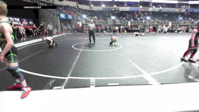 66 lbs 7th Place - Kohen Cline, East Kansas Eagles vs Easton Grissom, Lathrop