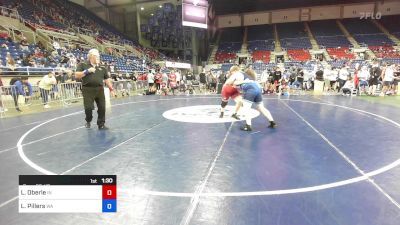 285 lbs Cons 32 #2 - Levi Oberle, IN vs Landen Pillers, WA