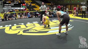 116 lbs 1st Place Match - Logan Hayashi, Dethrone Wrestling vs Felix Cruz, Dark Horse