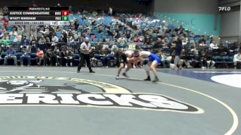 144 lbs Round Of 32 - Justice Commendatore, Mountain View vs Wyatt Bingham, Pleasant Grove