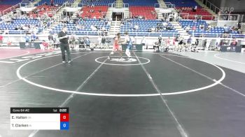 132 lbs Cons 64 #2 - Elijah Halton, Ohio vs Tyce Clarken, Iowa