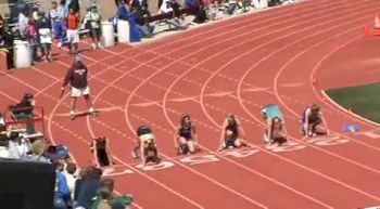 girls 100 hurdles heat 1