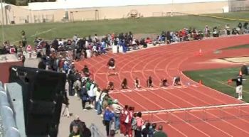 girls 100 hurdles heat 2