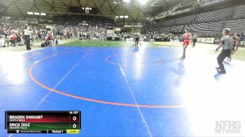 1A 157 lbs Champ. Round 1 - Erick Diaz, Granite Falls vs Braden Swihart, Castle Rock