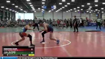 130 lbs Round 4 (6 Team) - Donovan Gunn, NCWAY National Team vs Cael Gilmore, East Coast Elite
