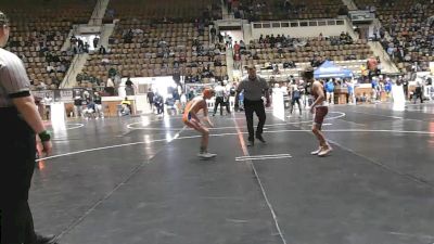 5A 106 lbs 1st Place Match - Jaxon Lewis, Montevallo vs Luke Payton, Elmore County School