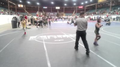 77 lbs 2nd Place - Aiden Gonzales, New Mexico Punishers vs Brian Baca, New Mexico Bad Boyz