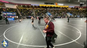 150 lbs Champ. Round 1 - Harrison Folkers, Ankeny vs Dawson Mack, Joliet (Catholic Academy)