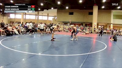 165 lbs 4th Wrestleback (32 Team) - Logan Johnson, The Colliseum Training Center vs Julian Gonzales, VSUS Athletics RTC