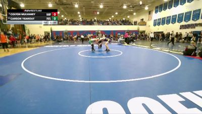 165 lbs Cons. Round 3 - Carson Yearout, Potlatch vs Colton Mulvaney, Hanford