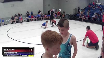 53 lbs Round 2 (6 Team) - Najm Toomey, Team Iowa Boys vs Jack Pederson, Minnesota Storm Blue Boys