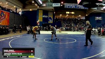 190 lbs 7th Place Match - Sepanta Ahanj-Elias, Bullis Prep vs Isael Perez, NY Military Academy