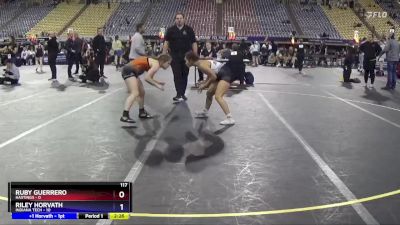 117 lbs 2nd Wrestleback (16 Team) - Riley Horvath, Indiana Tech vs Ruby Guerrero, Hastings