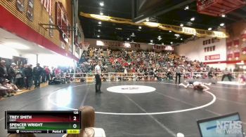126 lbs Semifinal - Spencer Wright, Green River vs Trey Smith, Cody