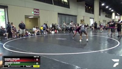 155 lbs Round 2 (6 Team) - Danika Mealer, TN AAU- Havok vs Kennedi Guidry, BRAWL