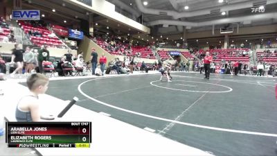 65 lbs Semifinal - Arabella Jones, Lion Elite vs Elizabeth Rogers, Lawrence Elite