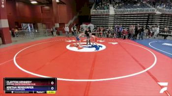 84 lbs Cons. Round 3 - Clayton Kennedy, Eastside United Wrestling Club vs Keetan Reisdorfer, Tri-State Grapplers