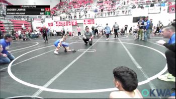 46 lbs Round Of 16 - Caleb Carraway, Rough Riders vs Arlo Shattuck, Harrah Little League Wrestling