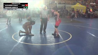 130 lbs Round 4 - Deshaun Lanier Jr, Clark Shawnee vs Alexander Conley, Raising The Level Wrestling Cl