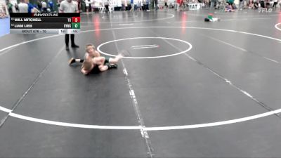 70 lbs 7th Place Match - Will Mitchell, Thayer Central vs Liam Lieb, Bryan Youth Wrestling Club