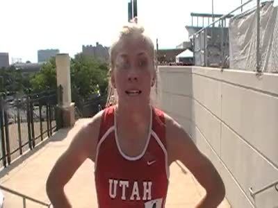 Alyssa Abbott Utah 1500 first round 2010 NCAA West Region