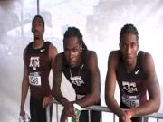 Tabarie Henry, Demetrius Pinder, Brian Miller, Tran Howell Texas A&M 1st round 400 2010 NCAA West Region