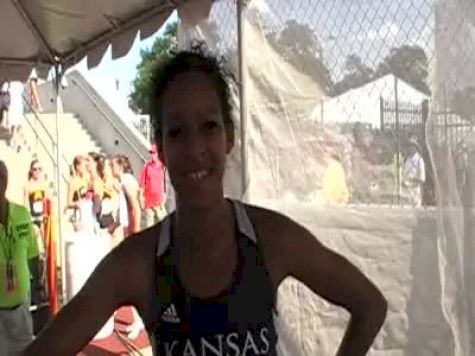 Lauren Bonds Kansas 1500 first round 2010 NCAA West Region