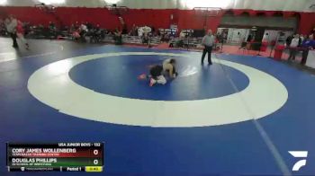 132 lbs Cons. Round 2 - Douglas Phillips, ISI School Of Wrestling vs Cory James Wollenberg, Team Nazar Training Center