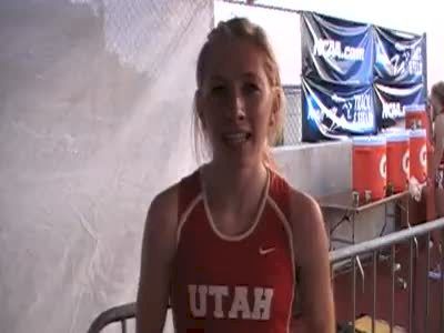 Lucy Yates tah after 800 rounds 2010 NCAA West Region