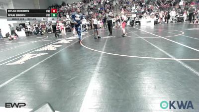 110 lbs Consi Of 4 - Dylan Roberts, Claremore Wrestling Club vs M'Kai Brown, Pittbull
