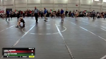 92 lbs Round 3 (10 Team) - Josh Werner, NOVA WC vs Calvin Kocher, SHWA