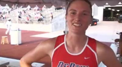 Mary Cate Quiett DePaul after 800 rounds 2010 NCAA West Region