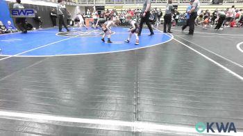 45 lbs Quarterfinal - Knox Kincaid, Grover Rains Wrestling Club vs Rhodes Thatcher, Cowboy Wrestling Club