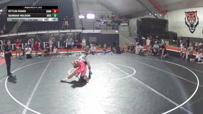 115 lbs Semis - Gunnar Wilson, Oregon vs Stylin Ranis, Hawaii