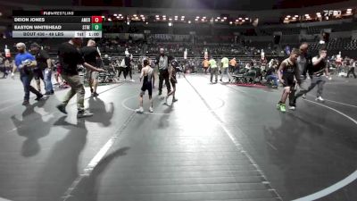 49 lbs Consolation - Deion Jones, American MMAW vs Easton Whitehead, Streaks Wrestling Club