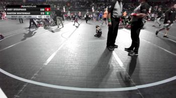 49 lbs Round Of 16 - Joey Stoupakis, Cordoba Trained vs Easton Whitehead, Streaks Wrestling Club