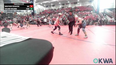 105 lbs Rr Rnd 2 - Grayson Schafer, Bartlesville Wrestling Club vs Leland Holden, Ponca City Wildcat Wrestling